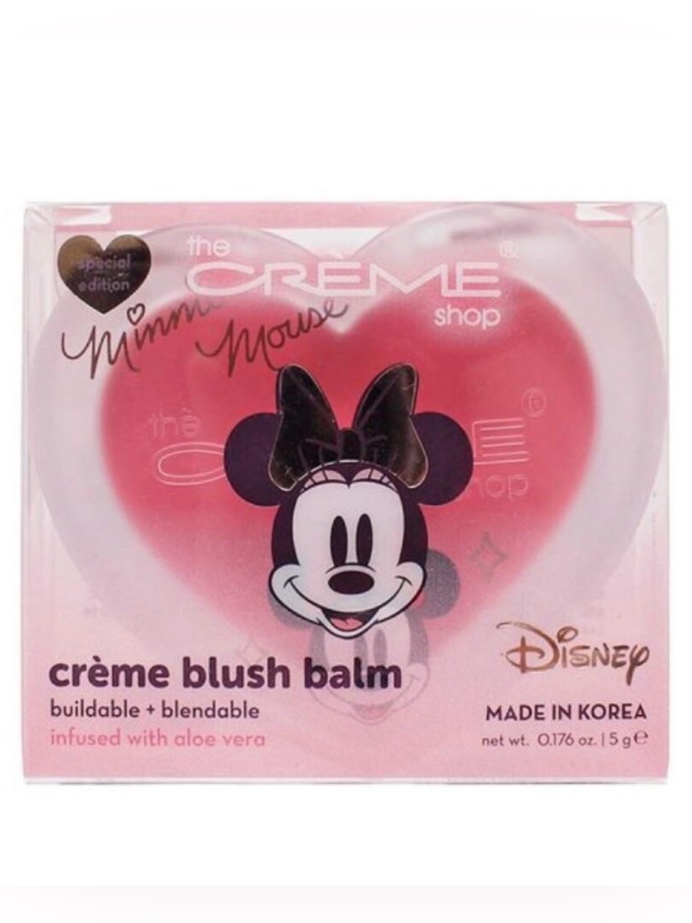 2PC The Crème Shop Disney Minnie Special Edition Blush Balm Date Night NIB